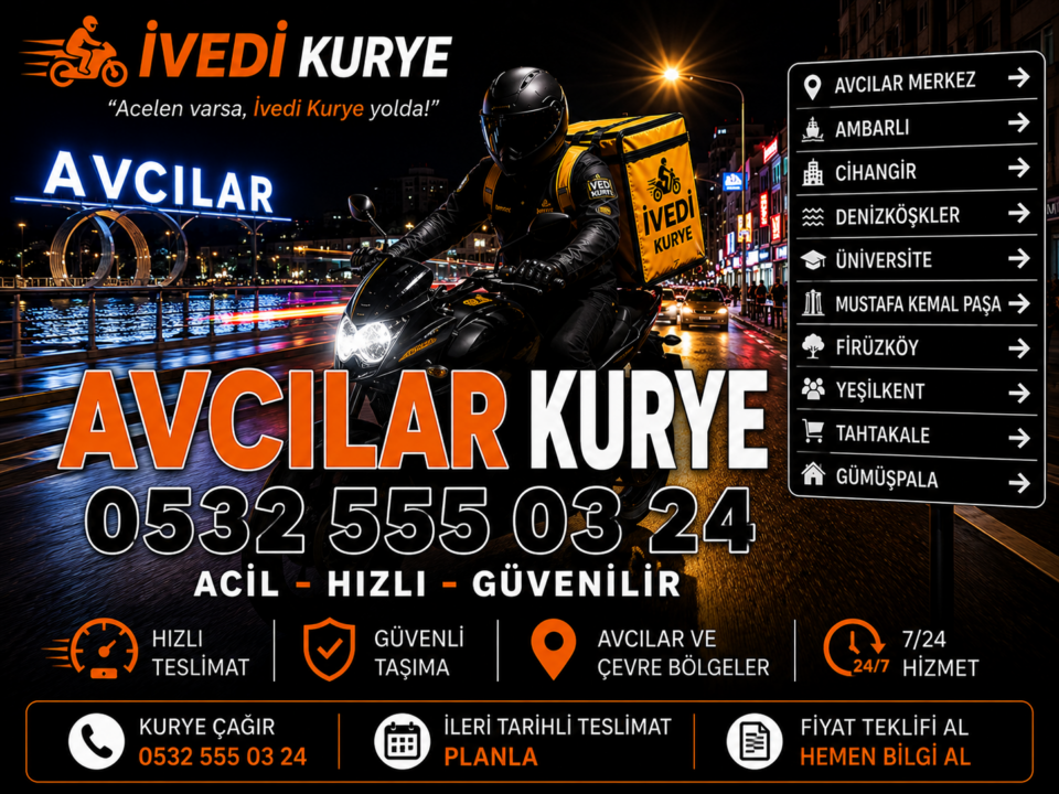 Avcılar Kurye 52 Avcılar Kurye